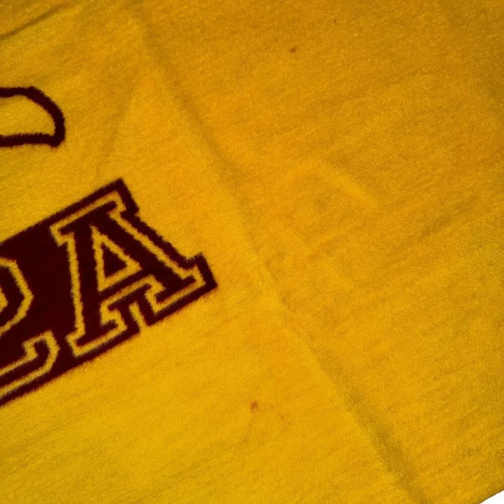 Biederlack Vtg Arizona State University Sun Devils Acrylic Throw Blanket 58x46